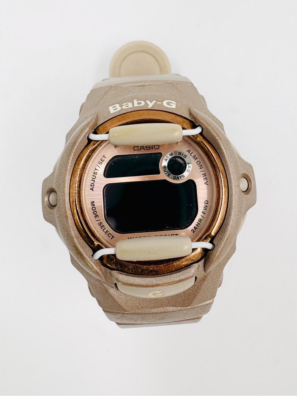 VTG Y2K Casio Baby G Shock Rose Gold Digital Watch